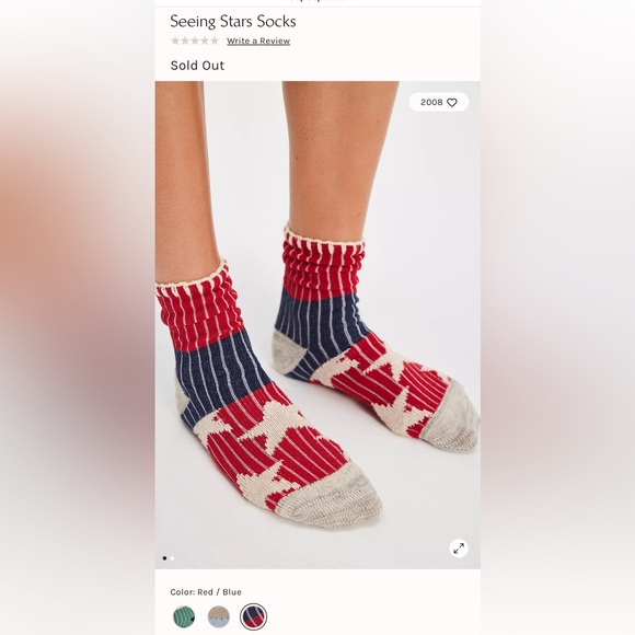 Free People Seeing Stars Socks - Picture 2 of 3